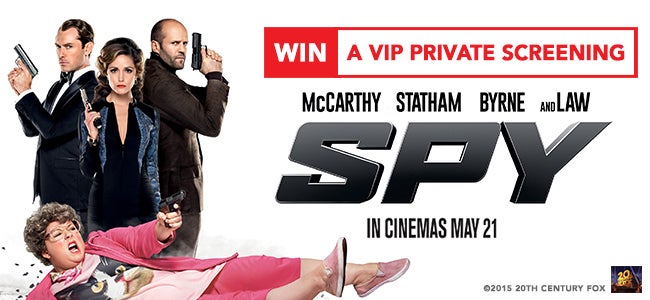 WIN A Private Gold Class Screening Of Spy For 30 People